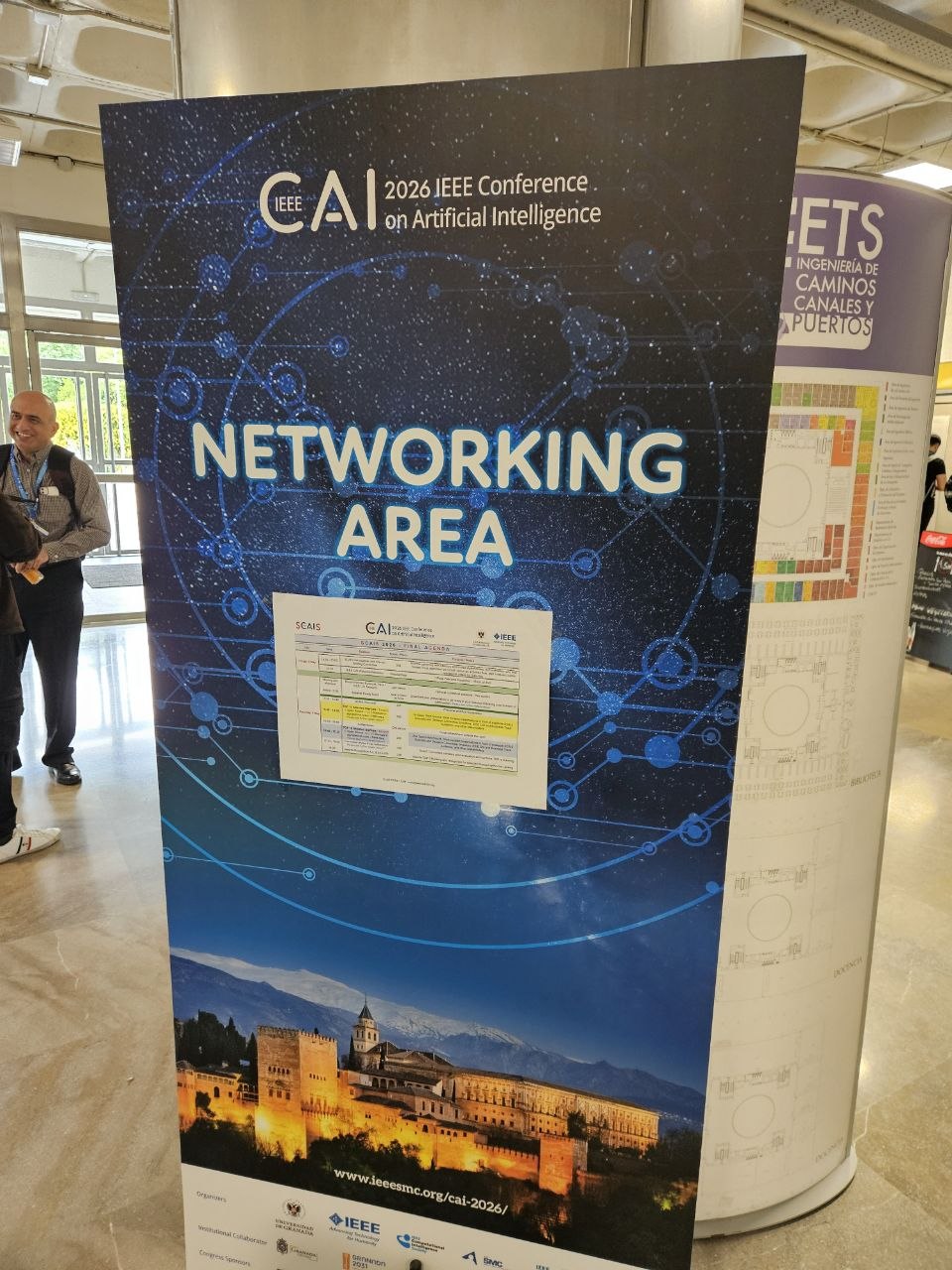 Networking Area de IEEE CAI 2026 en Granada.